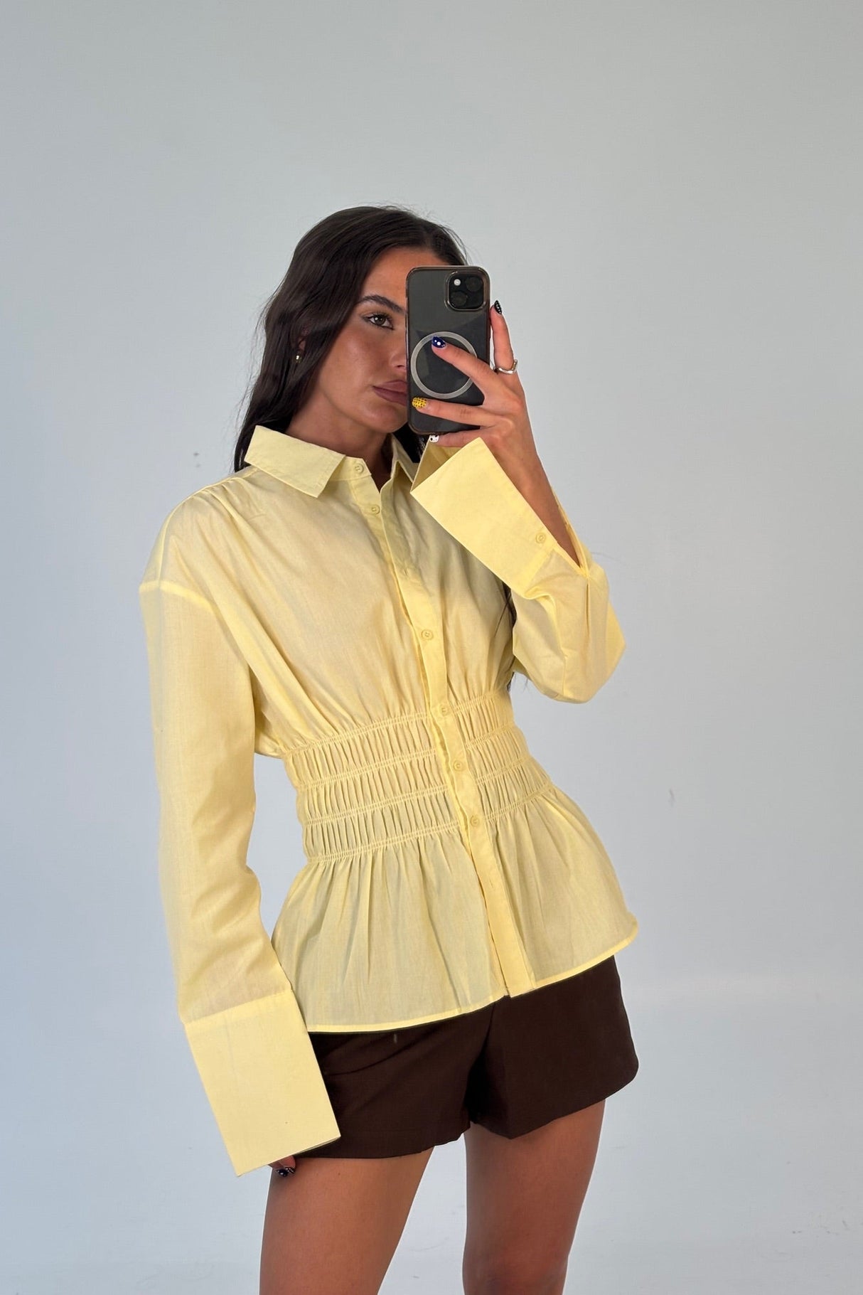 Nadine Shirt Lemon